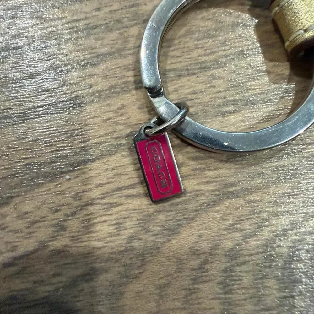 Rare Coach Yellow Cupcake Keychain